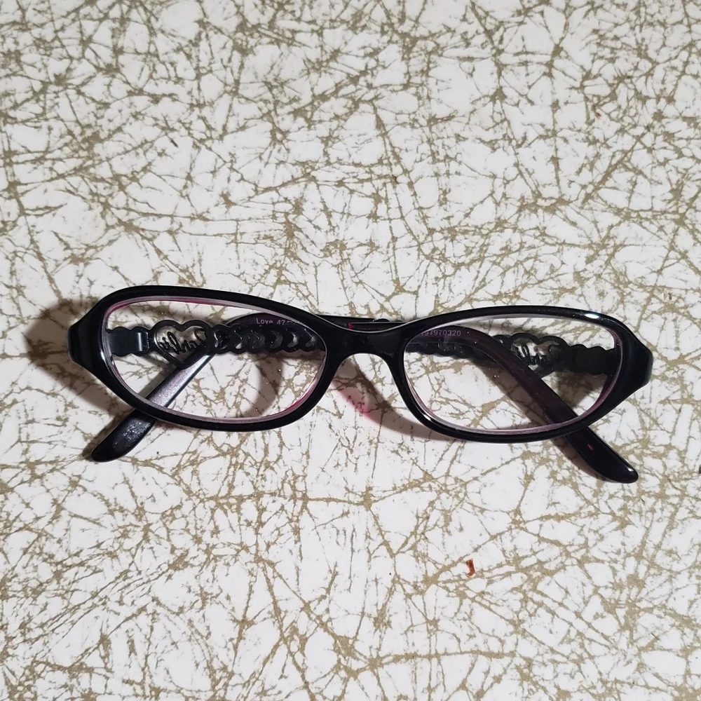 Love Barbie Black and Red Perscription Kid Glasses
